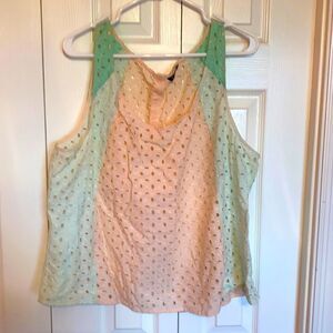 AE eyelet tank top